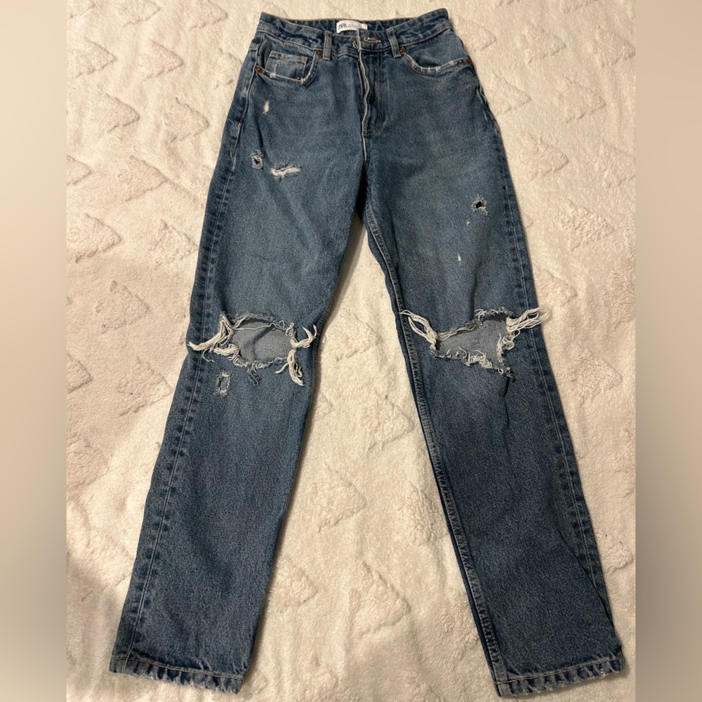 Zara High Waisted mom jeans